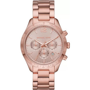 Michael Kors Layton Γυναικείο Ρολόι Χρονογράφος με Ροζ Χρυσό Μεταλλικό Μπρασελέ MK6796 Michael Kors Layton Γυναικείο Ρολόι Χρονογράφος με Ροζ Χρυσό Μεταλλικό Μπρασελέ MK6796