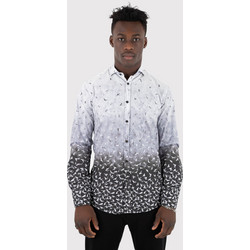 Stefan Ανδρικό Πουκάμισο Βαμβακερό Μακρυμάνικο Slim Fit Λευκό 9010