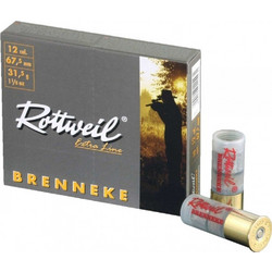 Rottweil Brenneke Φυσίγγια Μονόβολα 12Cal 70mm 31.5gr 10τμχ