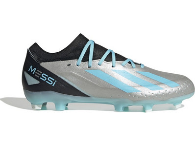 Adidas X Crazyfast Messi.3 FG IE4078 Ποδοσφαιρικά Παπούτσια με Τάπες Μαύρα Μπλε Γκρι