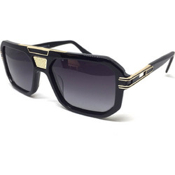 Oliver 1110 C1 Ανδρικά Γυαλιά Ηλίου Aviator Κοκάλινα Μαύρα με Μαύρο Polarized Φακό