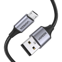 Ugreen US290 Micro Gray 1m 60146 2A (Καλώδιο micro USB)