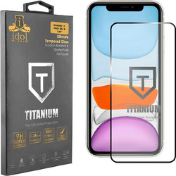Idol 1991 Titanium 0.25mm Tempered Glass Black (iPhone 11 Pro / XS / X)
