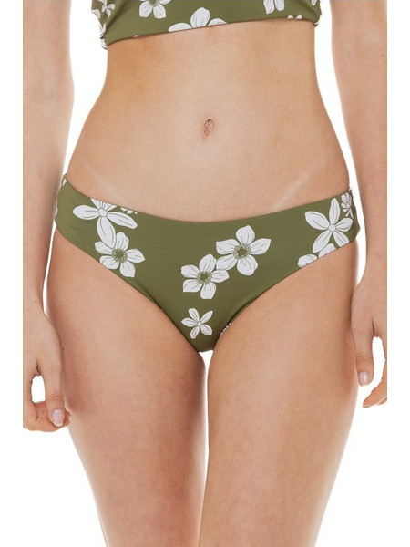 Roxy Retro Revo Bikini Slip Floral Πράσινο ERJX404539