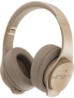 Sol Republic Soundtrack Pro Active Ασύρματα Bluetooth Ακουστικά Over Ear με Noise Canceling Καφέ