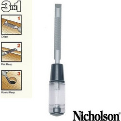 Nicholson WC 12 Σκαρπέλο ράσπα 3 σε 1 1/2''
