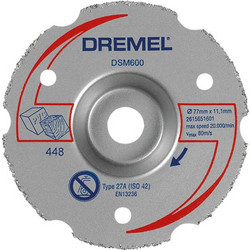 Dremel - DSM600 Δίσκος Ισόπεδης Κοπής Καρβιδίου Πολλαπλής Χρήσης - 1 Τεμάχιο (2615S600JB)