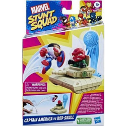 Hasbro Marvel Stunt Squad Captain America vs Red Skull Σετ Φιγούρες Δράσης για 4+ Ετών