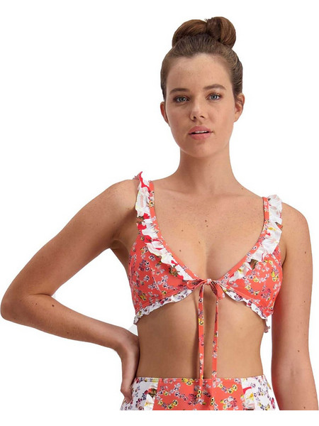 Piha Bikini Top Τριγωνάκι Floral Ροζ P1819CW