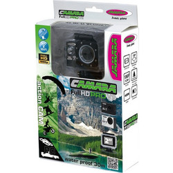 Jamara Camara Full HD Pro V2 Action Camera Full HD με WiFi και Οθόνη 2" Μαύρη