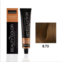 Lorvenn Beauty Color 8.73 Ξανθό Ανοιχτό Tobacco Μόνιμη Βαφή Μαλλιών 70ml