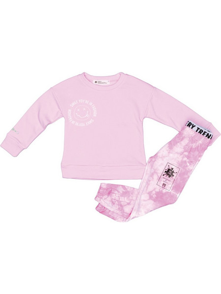 Emery Kids Παιδικό Σετ Φόρμας Ροζ 21-2309