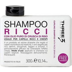 Faipa Three Ricci Σαμπουάν για Όγκο για Σγουρά Μαλλιά 300ml