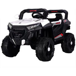 miko BJ6288 Παιδικό Αυτοκίνητο με Τηλεχειριστήριο 12V Λευκό