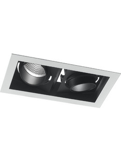 Φωτιστικό Γραφείου Χωνευτό Apollo LED 30W 3000K 5800Lm Αλουμίνιο Μαύρο Intec
