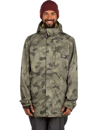 Bonfire Vector Camo Print Snow Jacket