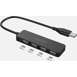 Approx APPC46 USB Hub 2.0 USB-A με 4 Θύρες USB-A