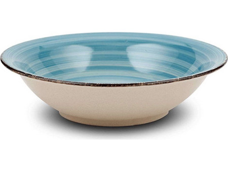Nava Πιάτο Βαθύ Κεραμικό Lines Faded Blue 27cm 10-099-223