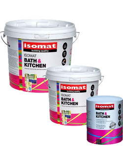 Isomat Bath And Kitchen Πλαστικό Χρώμα Εσωτερικού Χώρου Λευκό 0.75lt