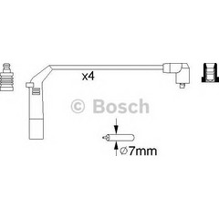 Bosch Μπουζοκαλώδια για Hyundai Accent/Getz/AtosΚωδικός: 0986356898