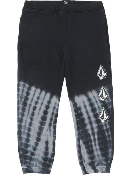 Volcom Dyed Elastic Waist Παιδικό Παντελόνι Φόρμας Μαύρο C1232304-BLK