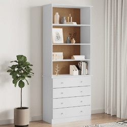vidaXL Alta Βιβλιοθήκη 77x35x186cm 353954