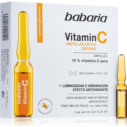 Babaria Vitamin C Serum Προσώπου για Λάμψη με Βιταμίνη C 5x2ml
