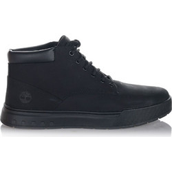 Timberland Ανδρικά Μποτάκια Δερμάτινα Μαύρα TB0A658N001