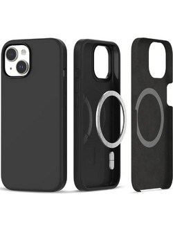 Tech-Protect Silicone MagSafe Θήκη Matte Black (iPhone 15)