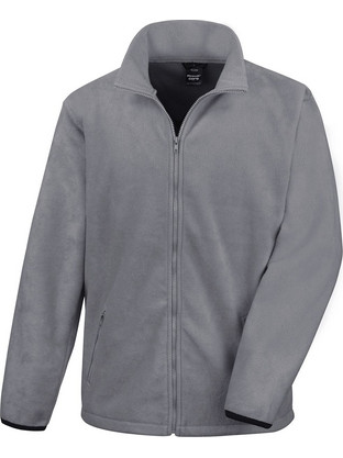 Result Fashion Fit Outdoor Ανδρική Ζακέτα Fleece με Φερμουάρ Γκρι R220MG