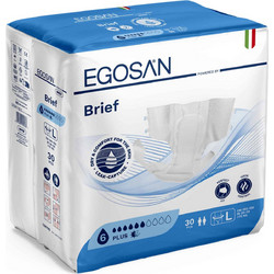 Egosan Quick Absorbency Plus Large Πάνες Ακράτειας 6 Σταγόνες 30τμχ