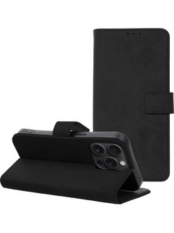 Θήκη Βιβλίο Δερματίνης Για Xiaomi Redmi 10C / Poco C40 -Μαύρο