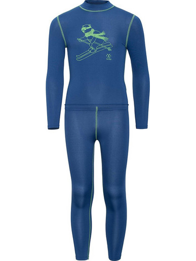 Brille - Kids Warm Thermal Set Petrol