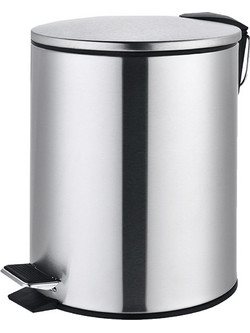 Καλάθι μπάνιου 5 λίτρα inox ματ