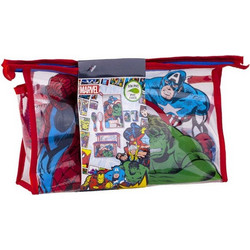 The Avengers S0736862 Σετ Παιδικό Νεσεσέρ 23x8x15cm Κόκκινο Διαφανές