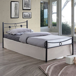 Dugan Κρεβάτι Μονό Μεταλλικό 90x200cm Ε8068