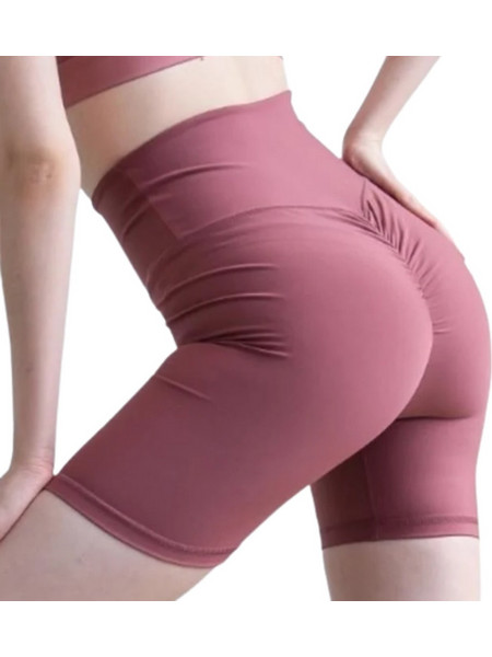 Lismina Midi Leggings Scrunch Butt Γυναικείο Κολάν Ροζ 8012