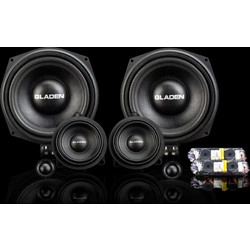 Gladen One 201 BMW GLADENONE201BMW Σετ Ηχεία Αυτοκινήτου Διαιρούμενα 4" 3 Δρόμων 100W RMS