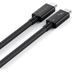 SATECHI Braided USB 4 Thunderbolt 4 Pro 40Gpbs Καλώδιο μεταφοράς δεδομένων & Φόρτισης 240W PD 1μ. - SA-ST-YTB100K