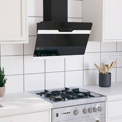 vidaXL 51667 Απορροφητήρας Καμινάδα-Τζάκι 60cm Μαύρος
