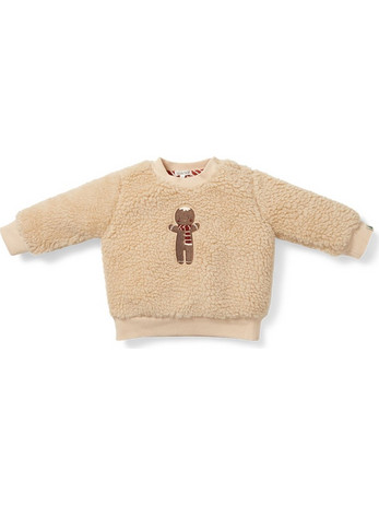 Little Dutch Χριστουγεννιάτικο φούτερ Teddy Gingerbread
