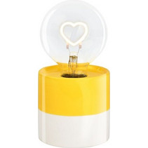 MOSES SMILE LED DECORATICE LIGHT BULB WITH HEART (2AA) M80374
