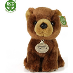 Rappa Καφέ Αρκούδα Καθιστή 18cm
