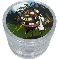ΤΡΙΦΤΗΣ-GRINDER ΠΛΑΣΤΙΚΟΣ 55 Χ 35mm 4 ΘΕΣΕΩΝ ΔΙΑΦΟΡΑ ΣΧΕΔΙΑ ΔΙΑΦΑΝΟΣ