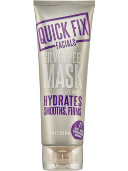 Quick Fix Facials Silver Peel Κρεμώδης Μάσκα Προσώπου για Καθαρισμό & Ενυδάτωση με Υαλουρονικό 75ml