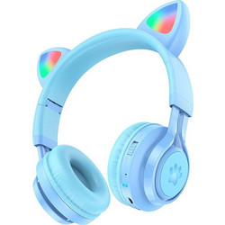 Hoco W39 Ασύρματα Bluetooth Παιδικά Ακουστικά On Ear Γαλάζια