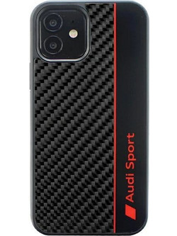 Audi Carbon Fiber Stripe Hard Cover Black (iPhone 11 / XR)