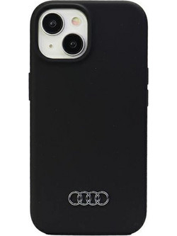 Audi Silicone Case for iPhone 15 Plus - black