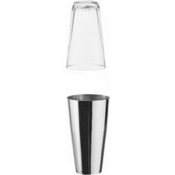 Boston Shaker Inox για κοκτέιλ με ποτήρι 75cl