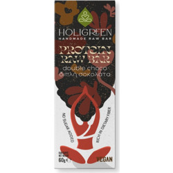 Holigreen Raw Bar Double Chocolate 60gr